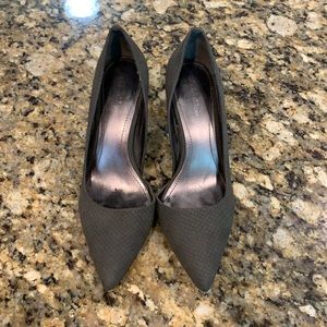 Calvin Klein snake like texture heels